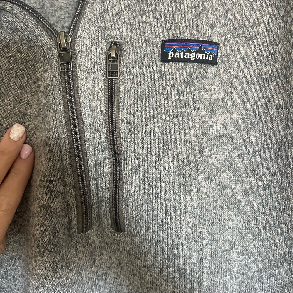 Patagonia Heather Gray Fleece Jacket - Picture 3 of 7